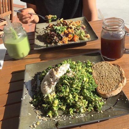 Its all green, Grocer and Grind - Broadbeach