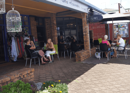 Relax and unwind, Point Cafe - Lennox Head
