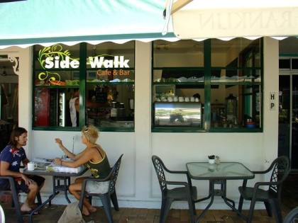 Food with a view, Side Walk Cafe and Bar - Airlie Beach
