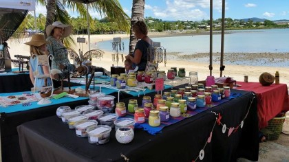 Soy wax candles, Airlie Beach markets - Airlie Beach