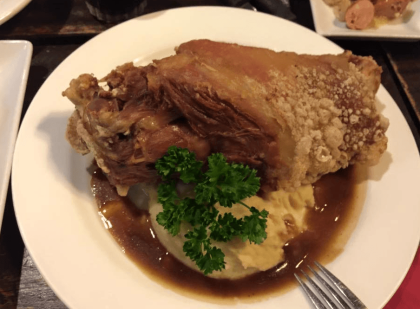 Tuck into pork, Bavarian Haus Restaurant - Gold Coast