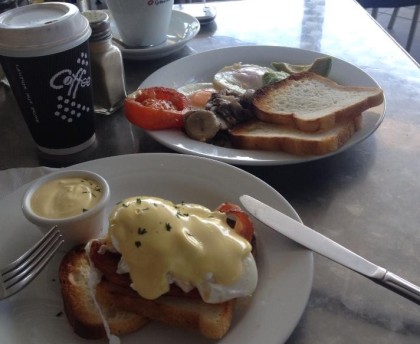 Breakfast is served, Cafe Uno - Gold Coast
