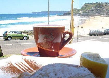 Beachfront views, Cafe SandBar - Newcastle
