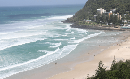 Rolling waves in Burleigh