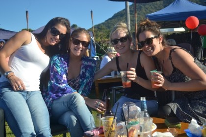 Happy festival goers - Slice of Haven Food and Wine Festival