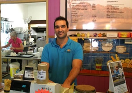 Friendly staff, The Outpost Cafe - Gold Coast 