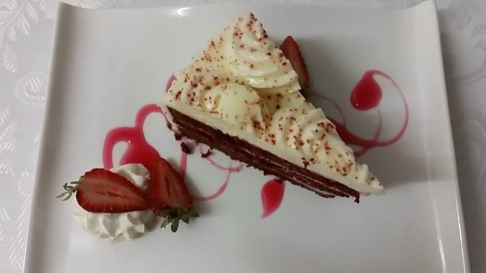 Try the luscious red velvet cake, Lorenzo Wine & Dine - Darwin