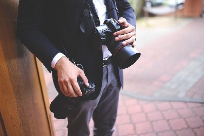 Choose the right photographer - Stock image