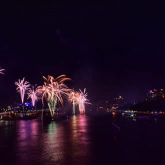 Riverfire fireworks