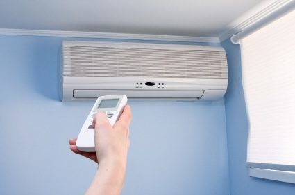 person point remove at air conditioner unit in house