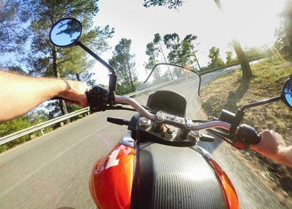 motorbike-turning