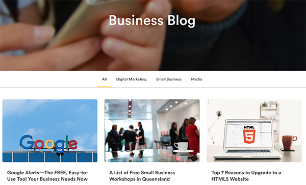 Localsearch business Blog website
