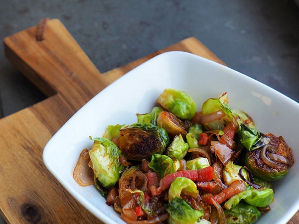 brussel sprout recipe with bacon