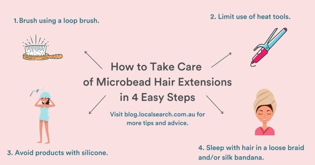 How to Take Care of Microbead Hair Extensions