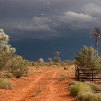 Storm over outback QLD